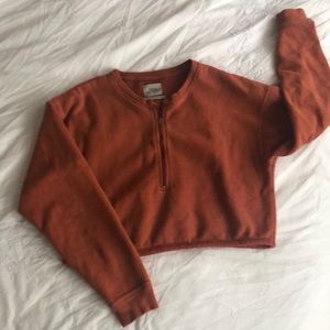 Urban Outfitters Cropped Quarter-Zip